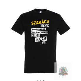 Szakacs vagyok hogy idot sporoljunk ferfi fekete