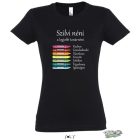 NEVES LEGJOBB TANARNENI POLO noi fekete