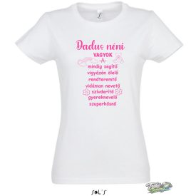 DADUS NÉNIS CUKI PÓLÓ #2 NŐI PÓLÓ FEHÉR