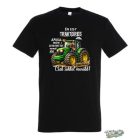 ÉN EGY TRAKTOROS APUKA VAGYOK... FÉRFI PÓLÓ FEKETE