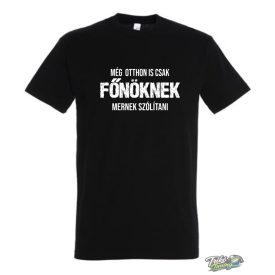 MÉG OTTHON IS CSAK FŐNÖKNEK MERNEK SZÓLÍTANI