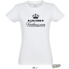 LEGJOBB FŐNÖKASSZONY NŐI PÓLÓ FEHÉR