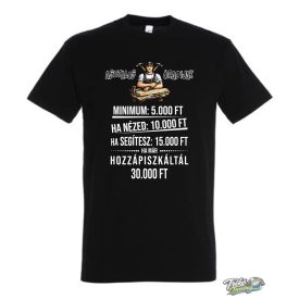 ASZTALOS ÓRADÍJAK FÉRFI PÓLÓ FEKETE