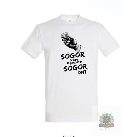 SOGOR NEM KERDEZ 4 feliratos polo ferfi fehér