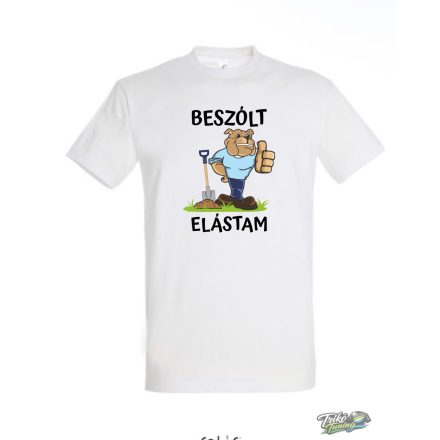 BESZOLT ELASTAM KUTYA ferfi fehér
