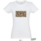 LEOPARD MINTAS POLO noi fehér